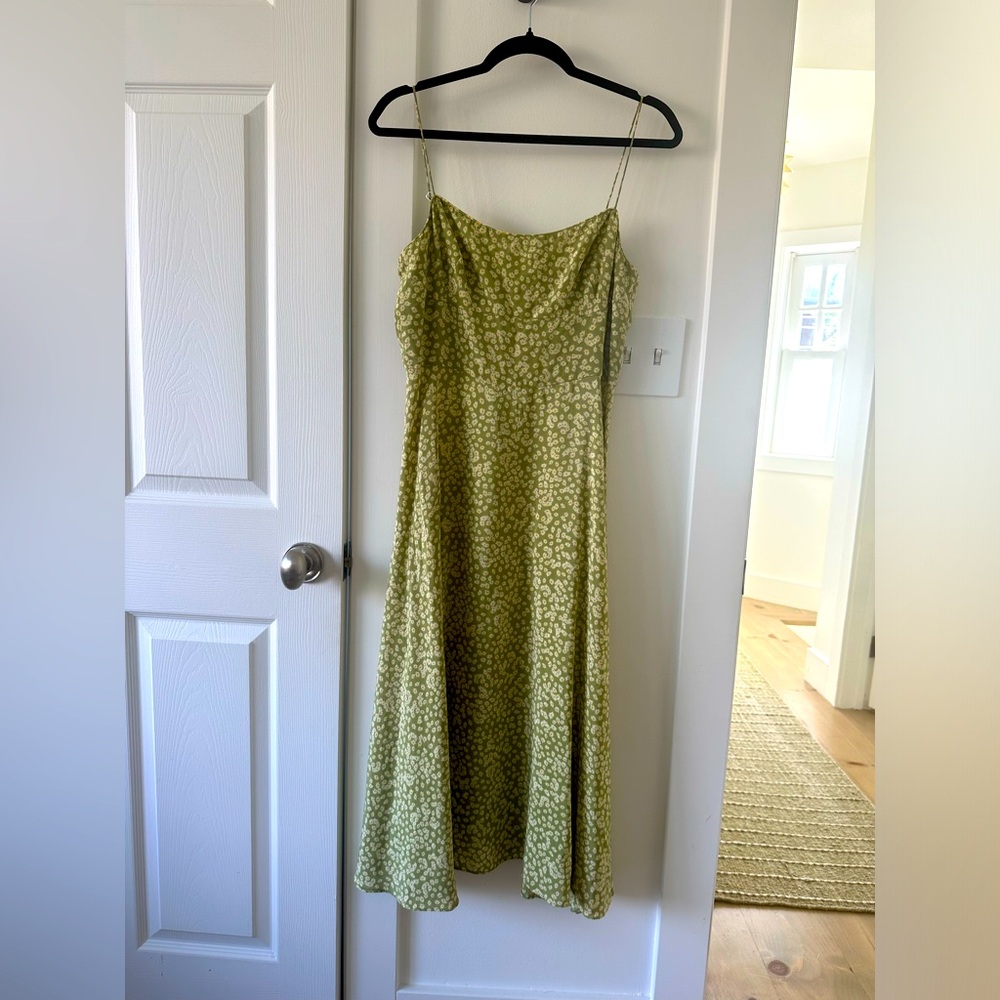 Matteau Green Midi Dress